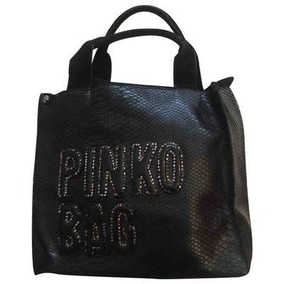 Pre-owned Pinko Black Leather Handbag