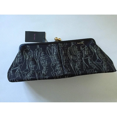 Pre-owned Paul Smith Black Leather Clutch Bag