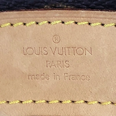 Pre-owned Louis Vuitton Montsouris Brown Cloth Backpack