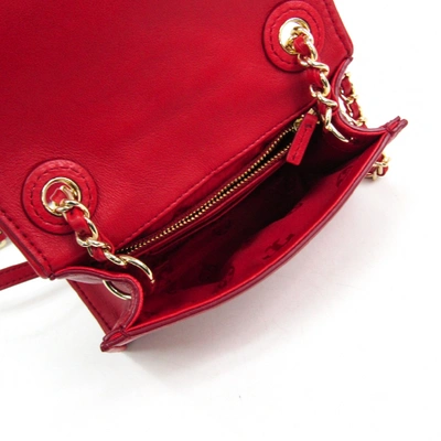 Pre-owned Tory Burch Red Leather Handbag