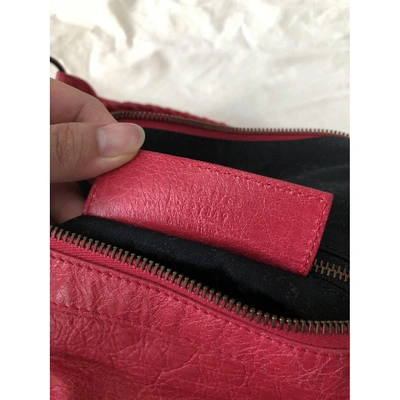 Pre-owned Balenciaga Day  Pink Leather Handbag