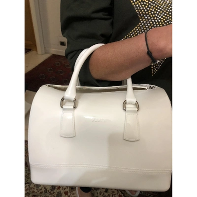 Pre-owned Furla Candy Bag White Handbag