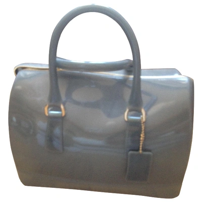 Pre-owned Furla Candy Bag Handbag In Anthracite
