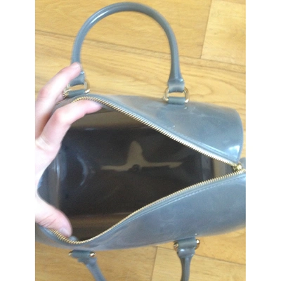 Pre-owned Furla Candy Bag Handbag In Anthracite