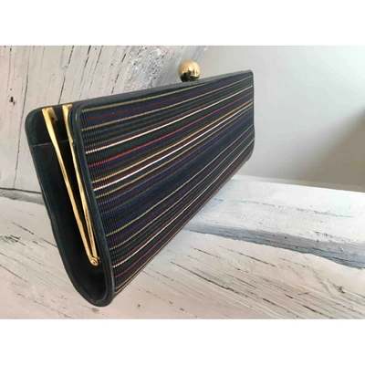 Pre-owned Philippe Model Clutch Bag In Navy