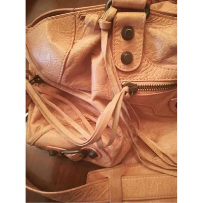 Pre-owned Balenciaga Camel Leather Handbag