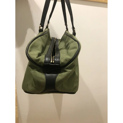 Pre-owned Valentino Garavani Travel Bag In Green