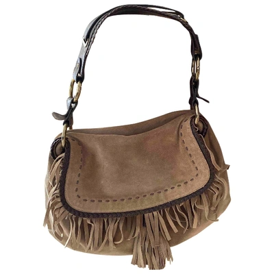 Pre-owned Barbara Bui Leather Handbag In Beige