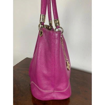 Pre-owned Lancel French Flair Leather Handbag In Pink