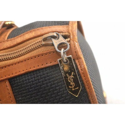 Pre-owned Saint Laurent Brown Cloth Handbag