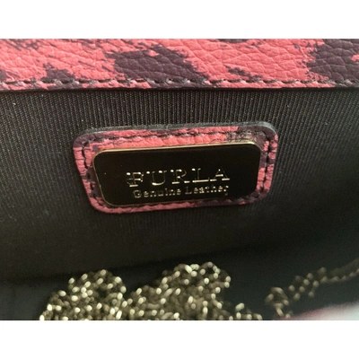 Pre-owned Furla Leather Crossbody Bag In Multicolour