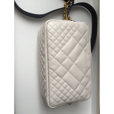 Pre-owned Versace White Leather Handbag