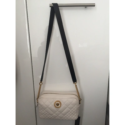 Pre-owned Versace White Leather Handbag