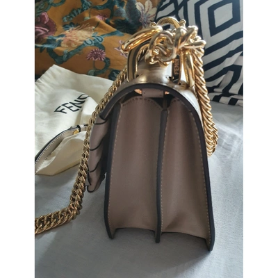 Pre-owned Fendi Kan I Leather Handbag
