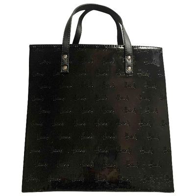 Pre-owned Harrods Black Patent Leather Handbag
