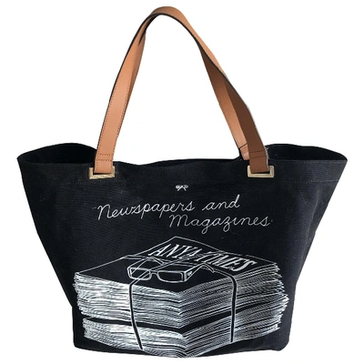 Pre-owned Anya Hindmarch Black Cloth Handbag