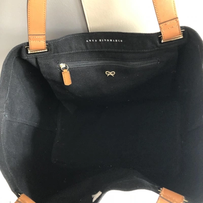 Pre-owned Anya Hindmarch Black Cloth Handbag