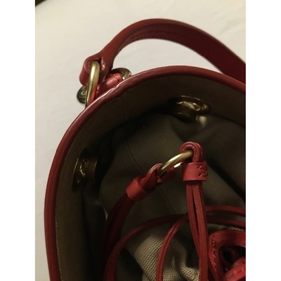 Pre-owned Chloé Roy Leather Handbag In Red