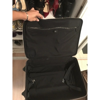 Pre-owned Fendi Cloth Travel Bag In Black