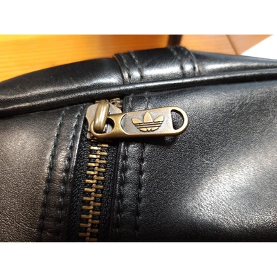 Pre-owned Adidas Originals Black Leather Handbag