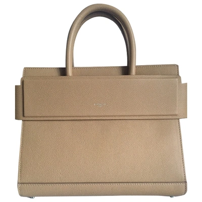 Pre-owned Givenchy Horizon Leather Handbag In Camel