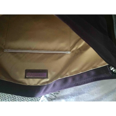 Pre-owned Jimmy Choo Silk Clutch Bag In Purple