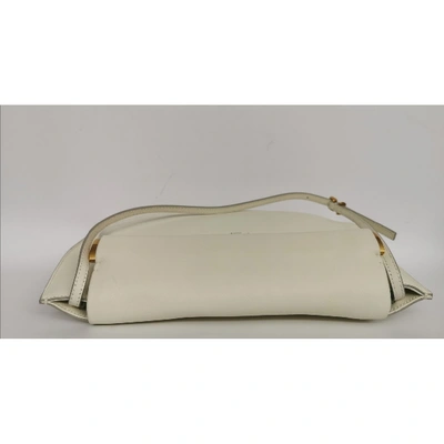 Pre-owned Nina Ricci Leather Handbag In White