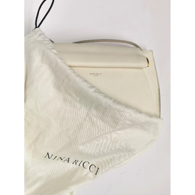 Pre-owned Nina Ricci Leather Handbag In White