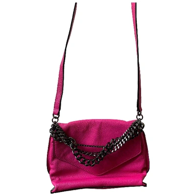 Pre-owned Milly Leather Crossbody Bag In Pink