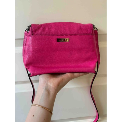 Pre-owned Milly Leather Crossbody Bag In Pink