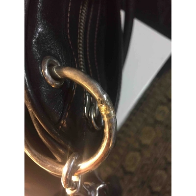 Pre-owned Hogan Leather Handbag In Black