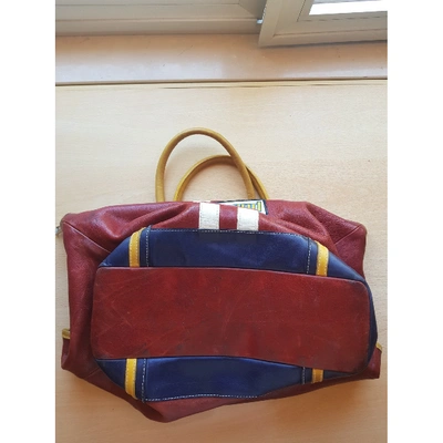 Pre-owned Dsquared2 Burgundy Leather Handbag