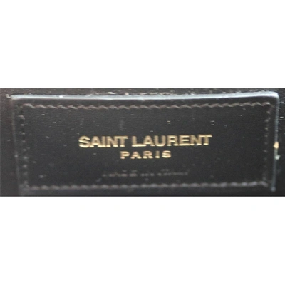 Pre-owned Saint Laurent Betty Black Suede Handbag