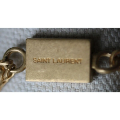 Pre-owned Saint Laurent Betty Black Suede Handbag