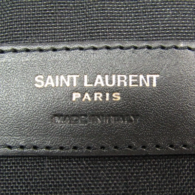 Pre-owned Saint Laurent Black Cloth Backpack