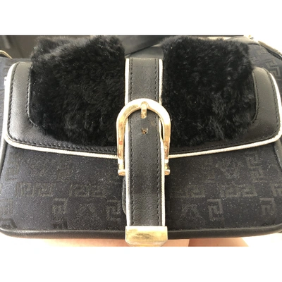 Pre-owned Versace Black Wool Handbag