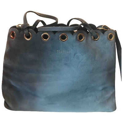 Pre-owned Claudie Pierlot Blue Leather Handbag