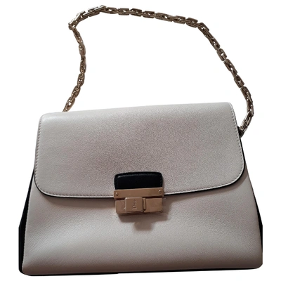 Pre-owned Dior White Leather Handbags