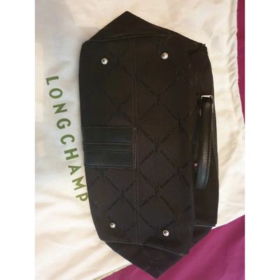 Pre-owned Longchamp Black Cloth Handbag