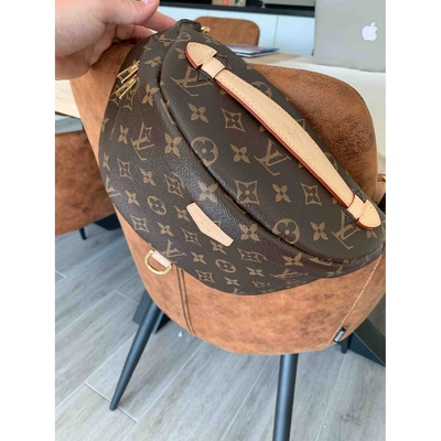 Bum bag / sac ceinture cloth bag Louis Vuitton Brown in Cloth