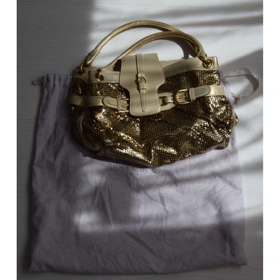 Pre-owned Jimmy Choo Handbag In Gold