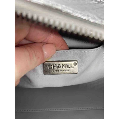 Pre-owned Chanel Metallic Python Handbag