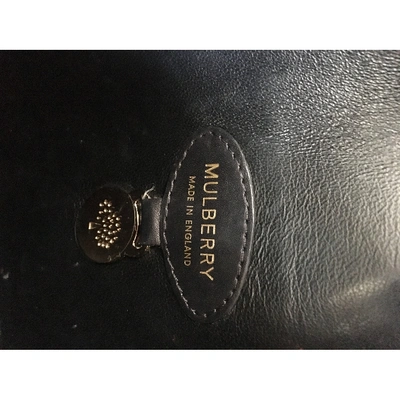 Pre-owned Mulberry Leather Handbag In Black