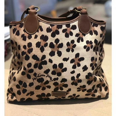 Pre-owned Moschino Cheap And Chic Handbag In Brown