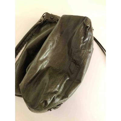 Pre-owned Balenciaga Day  Leather Handbag In Green