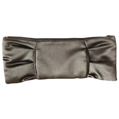 Pre-owned Pinko Clutch Bag In Black