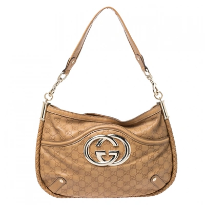 Pre-owned Gucci Brown Leather Handbag