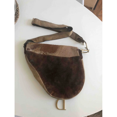 Pre-owned Dior Pony-style Calfskin Handbags In Other