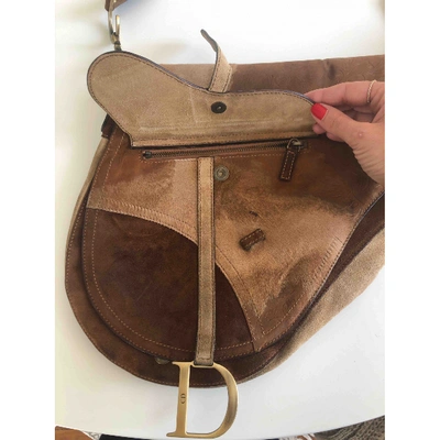 Pre-owned Dior Pony-style Calfskin Handbags In Other