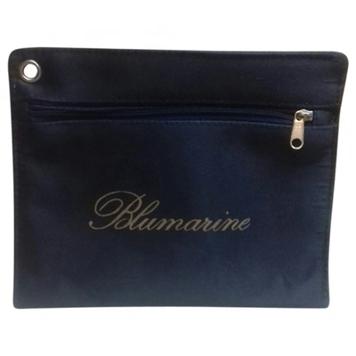 Pre-owned Blumarine Clutch Bag In Blue